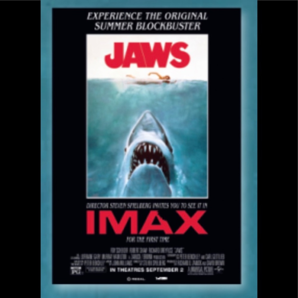 Jaws - IMAX 13"x19" Numbered
Art Print

IMAX exclusive art work! Limited to 2000
